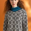 Freja-neuletunika ekopuuvillaa ja kierrätettyä puuvillaa