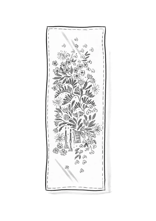 Kaitaliina "Gnistra" ekopuuvillaa