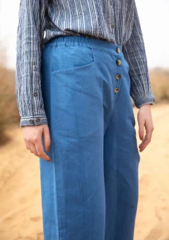 Kangashousut pellavaa/ekopuuvillaa