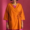 Kangaskimono ekopuuvillaista dobby-kudosta