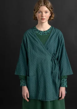 Kangaskimono ekopuuvillaista dobby-kudosta