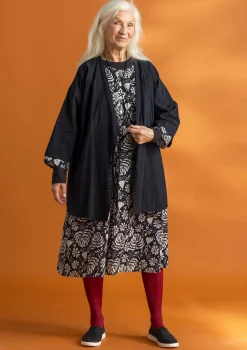 Kangaskimono ekopuuvillaista dobby-kudosta