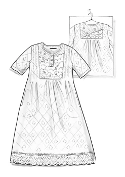 Kangasmekko ”Strandfynd” ekopuuvillaa