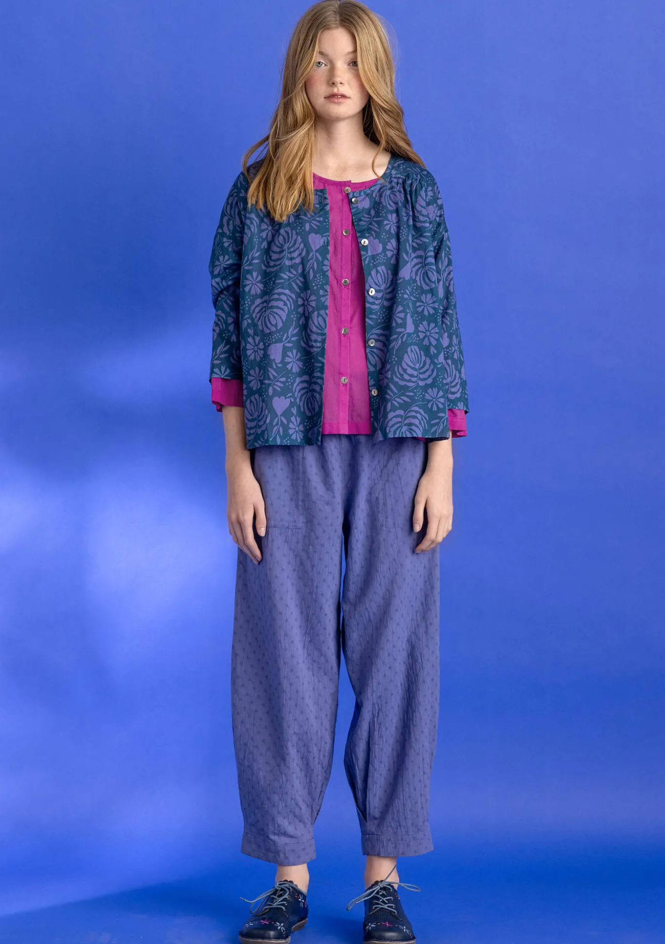 Kangaspusero ”Hedda” ekopuuvillaa