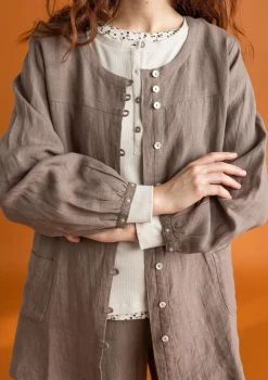 Kankainen taiteilijanpaita ”Asta” pellavaa