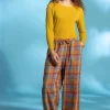 Kankaiset pyjamahousut "Skagen" ekopuuvillaa