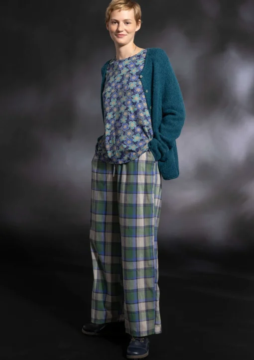 Kankaiset pyjamahousut "Skagen" ekopuuvillaa