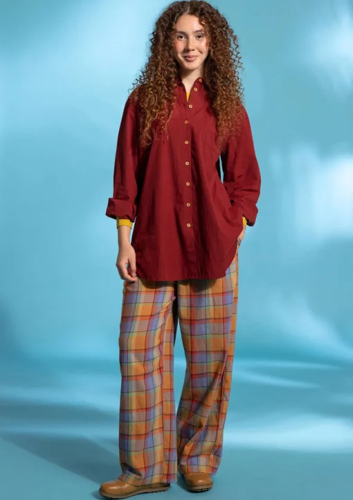 Kankaiset pyjamahousut "Skagen" ekopuuvillaa