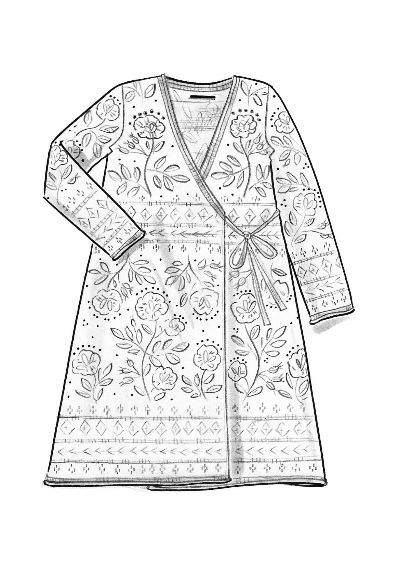 Kietaisuneuletakki ”Lisa” ekologista/kierrätettyä puuvillaa