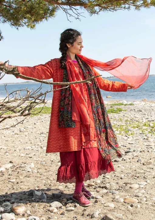 Kääntötakki "Kavita" ekopuuvillaa