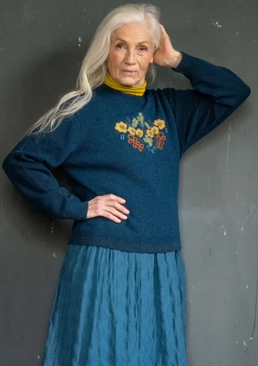 Neulepusero "Emelia" kierrätettyä villaa