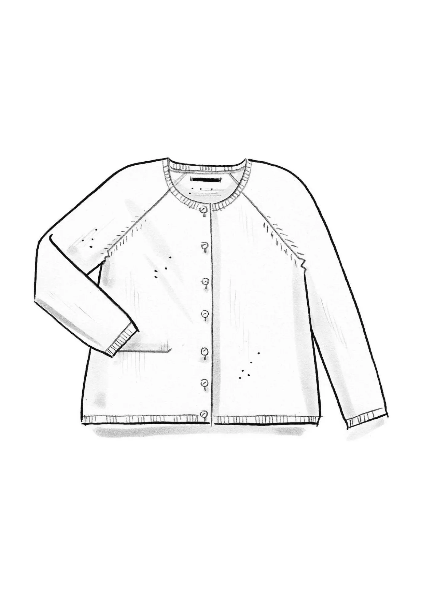 Neuletakki ekovillaa