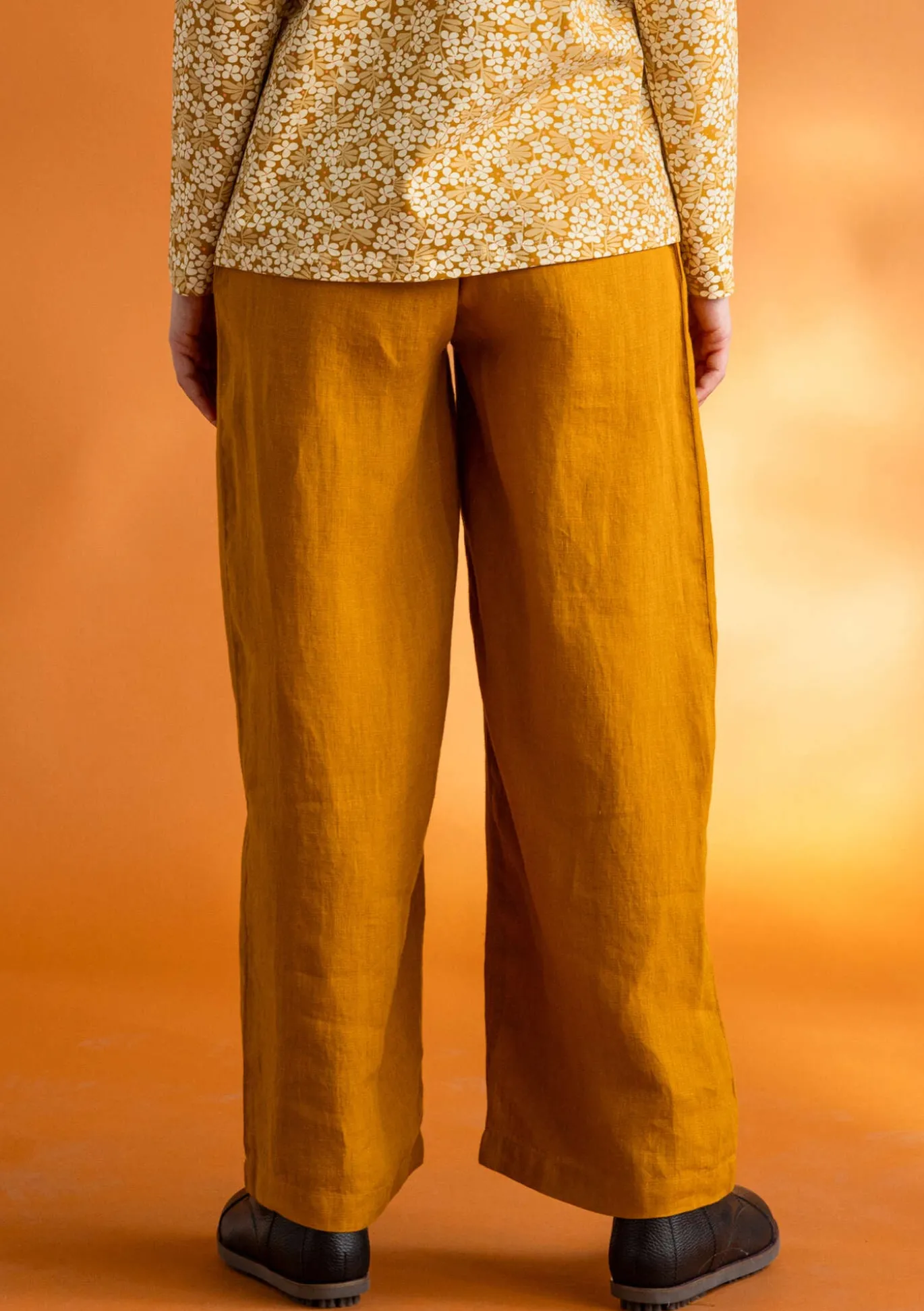 Pellavakankaiset housut ”Asta”