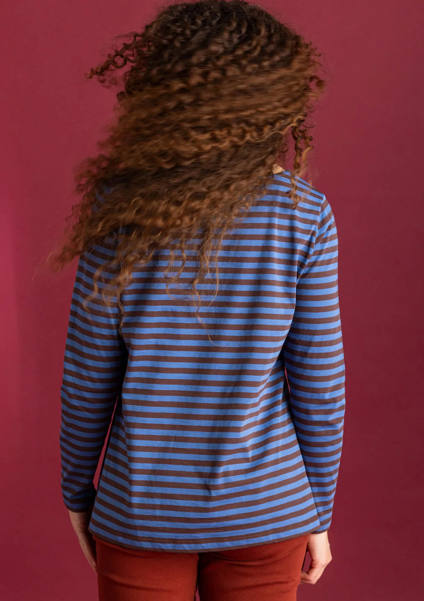 Perusraitapusero ekopuuvillaa