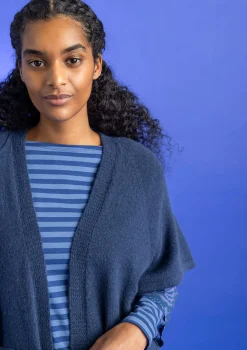 Pitkä neuletakki alpakkasekoitetta