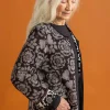 Pitkä neuletakki ”Astrid” ekologista/kierrätettyä puuvillaa