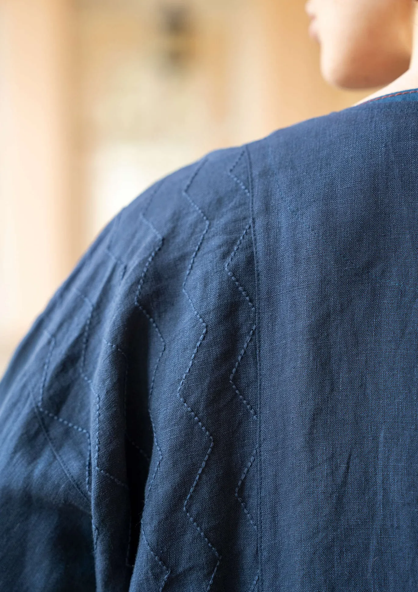 Sisätakki ”Andante” pellavaa