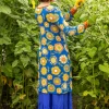 Sunflower-trikoomekko lyocellia ja elastaania