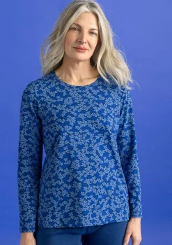 Trikoopusero ”Ylva” ekopuuvillaa/elastaania