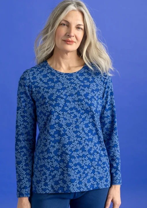 Trikoopusero ”Ylva” ekopuuvillaa/elastaania