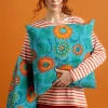 Tyynynpäällinen ”Sunflower” ekopuuvillaa/pellavaa