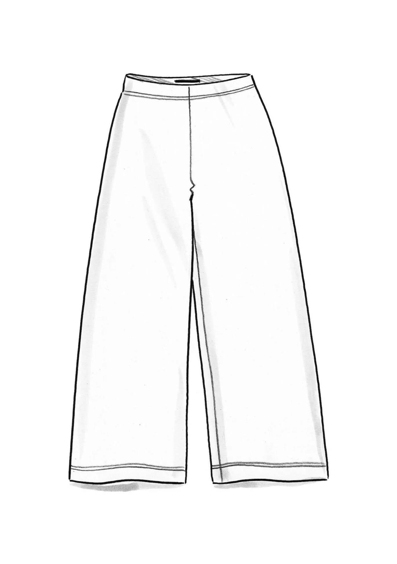 Veluurihousut ekopuuvillaa / kierrätettyä polyesteriä