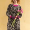 Veluurimekko ”Selma” i ekopuuvillaa / kierrätettyä polyesteriä